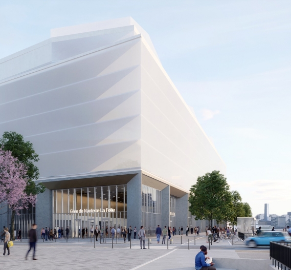 Gare Nanterre La Folie - JFS Architectes - Societe du Grand Paris